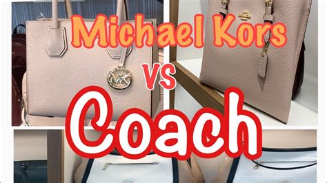 is michael kors or coach better|Michael Kors and coach.